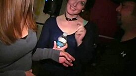 Teen lesbians licking pussy at frat party?