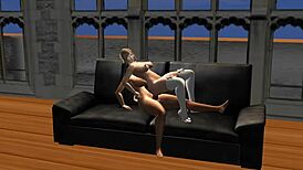 Holy Crap, Shemale Lends Her Girl POV in Second Life!