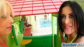 Intense Sperm Swap Orgy with Squirting and Ass to Mouth Cum Swapping