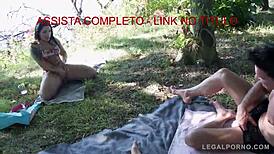 Monica Santiago Feels Intense Pleasure In Park Garage