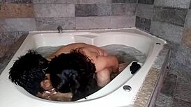 omg i’m banging this cheating wife so hard in a motel jacuzzi, recording it for her husband to see real sex