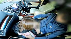 Husband at Gym, Wife Sneaks for Car Sex with Lover