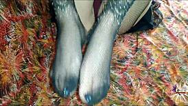 Imagine Me Giving You Footjob With Sexy Legs