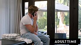 I caught my client jerking off during rough massage