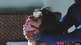 teenfidelity silvia soprano gets her tight shaved pussy pounded deep and hard.