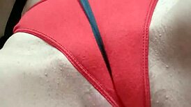 She was playing with a tape and oops, things got wild