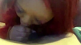 Big Tit Redhead Sucks Big Black Dicks Homemade