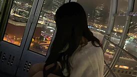 slender asian girl obeys in homemade sex with orgasm and creampie