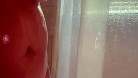 Mistress Danie Showers With Big Toy