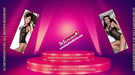 Teen bound and fucked by two guys