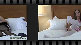 you will punish your balls for me in this femdom humiliation