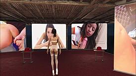 Yo, check out this sexy brunette in Fallout 4 porn style!