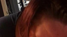 super sloppy blow job with messy cum shot by viviandimondbbw