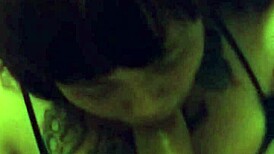 Bbw slut daughter gags on deepthroat with choking and spitting.