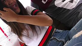 i'm asian teen enjoyin' my milkshake before doggystyle fuckin'