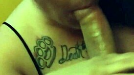 Bbw slut daughter gags on deepthroat with choking and spitting.