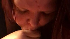 super sloppy blow job with messy cum shot by viviandimondbbw