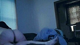 Hey, caught my BBW wife on hidden cam riding cowgirl! What’s she hiding from me?