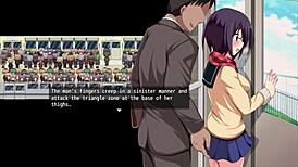 Knight Nymphoria Strips And Fingers In Public Hentai