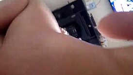 I Love Sitting on My Stepbrother's Huge Cock While Watching TV