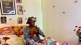 1st class student bends over for intense quicky in her room