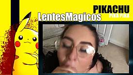 Chubby Girl in Glasses Swallows Every Drop After Epic Blowjob