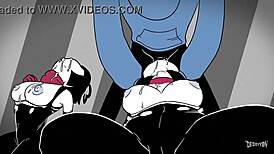 Derpixon Mime & Dash have hardcore anime sex with deepthroat.