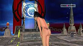 Animated 3d cartoon sex video of indian teen 18+ giving sexy poses in many positions