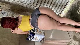 Wow, this latina prostitute has an incredible ass that drives everyone crazy!