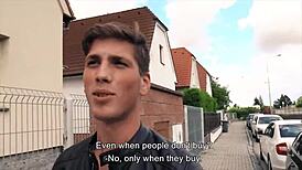 Sexy twink bends over and moans hard! 😈