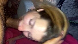 My girlfriend just swallowed and took a facial