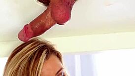 The ho strokes the gloryhole dick, gives blowjob and handjob, ending with facial cumshot - want to see?