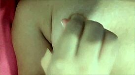 Sexy petite teen masturbates with dildo for cum show