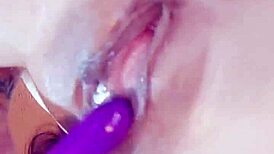 watch my big clit and swollen pussy squirt while i masturbate?