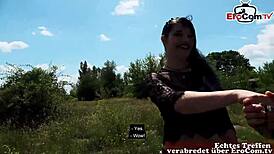 did you see this german teen's outdoor fuck with pickup?