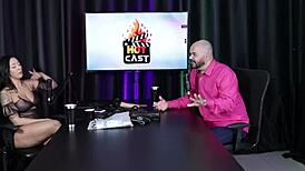 i'm excited about our three partners creating content with black models in sheer red lingerie