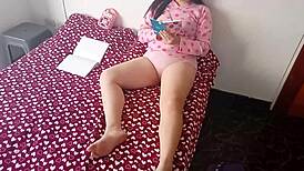 Desi guy fulfills diary wish by fucking tasty girl after seeing wet panties and filling them with cum almost getting caught