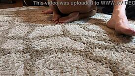 Mandy Mynxx Sucks Cock with Passion on the Couch