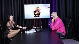 i'm excited about our three partners creating content with black models in sheer red lingerie