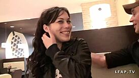 petite brunette amateur gets sodomized hard and fisted deep. wild stuff.