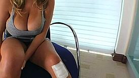 I can’t get enough of big tits blonde Brandy Talore getting slammed hard in wild action. Her ass drives me crazy!