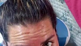 Blonde Cum Eater Craves a Liquid Lunch