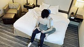 Watch This Petite Tattooed Beauty Kiss Passionately!