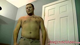 Big Youngster Masturbates and Gets Sucked by Mature Homo