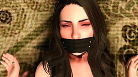 Skyrim Secrets Unveiled - Camilla’s Dark Desires in Bondage Game
