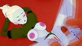 Dragon Ball Vados Gives Footjob and Feet Licking in Hot 3D Clip