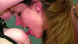 College girlfriends love lesbian actions with dildos!