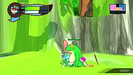 In the secret onsen, oh so hero feels intense emotions during the gay hentai sex orgy with big cocks and furry banging