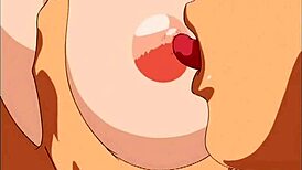 anime teen 18+ sex orgy with busty slut spit roast