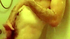 Blonde Pisses and Masturbates in Shower!
